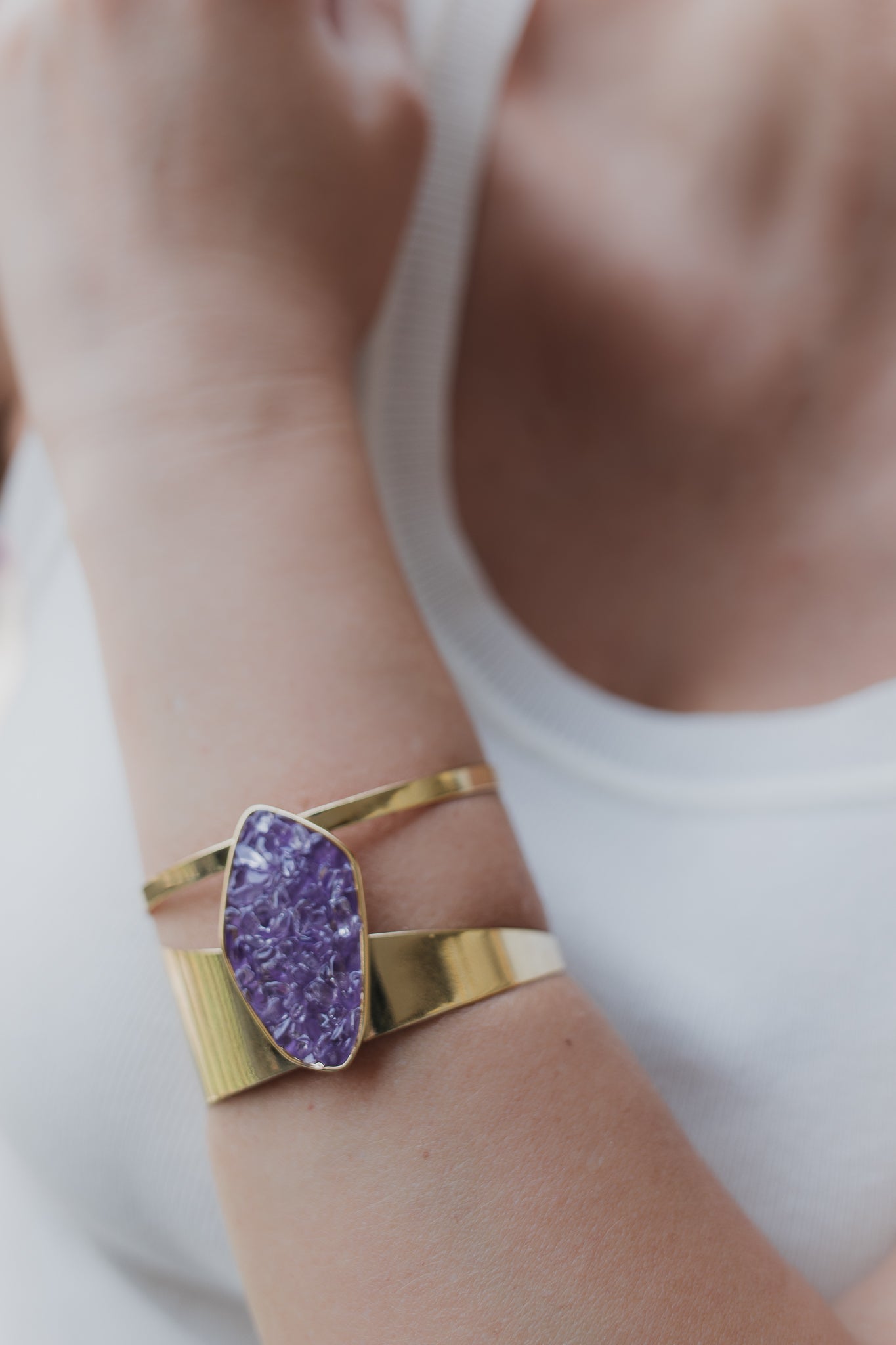 Bracciale stile placcato oro