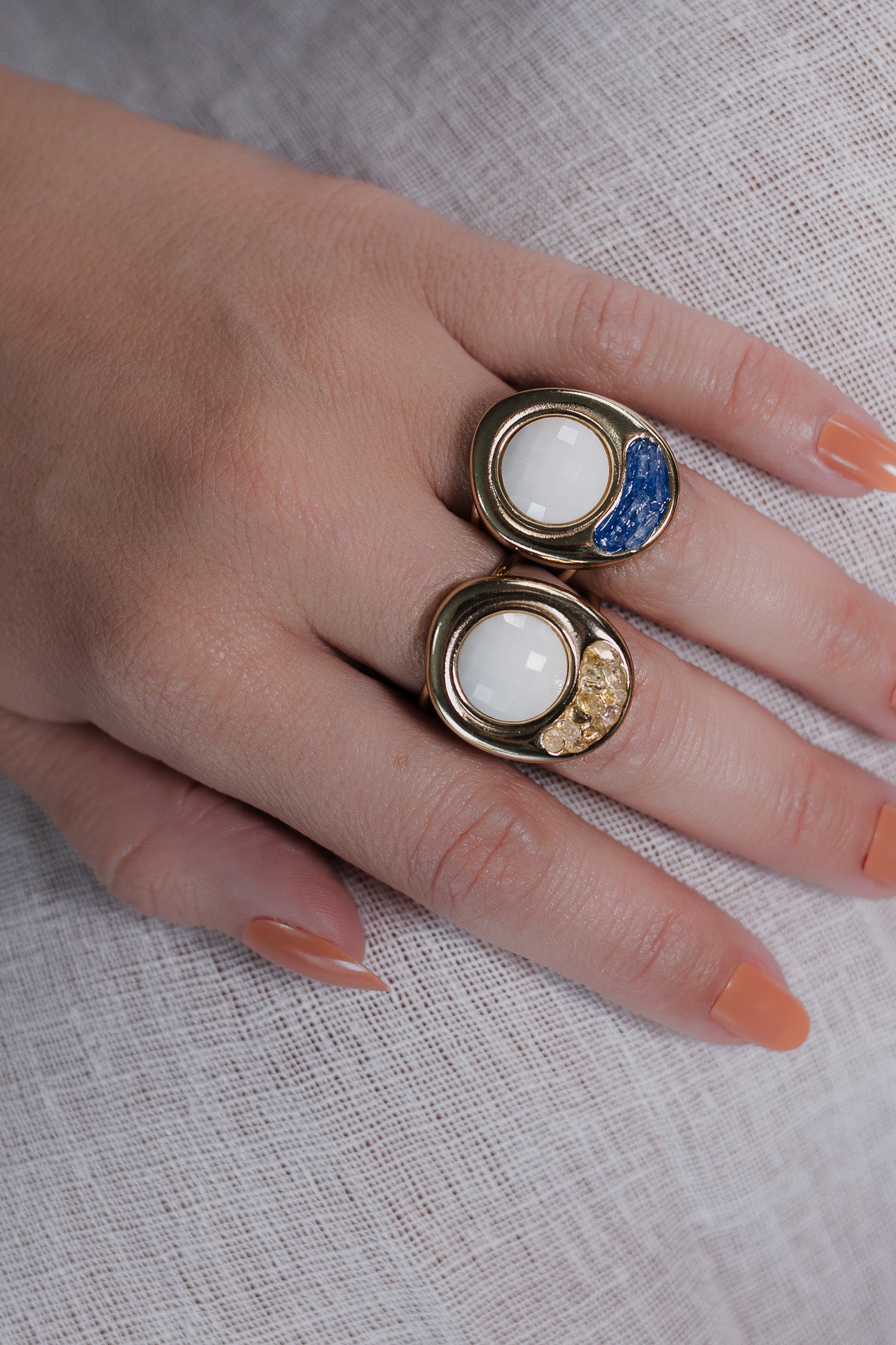 Anello porcellana