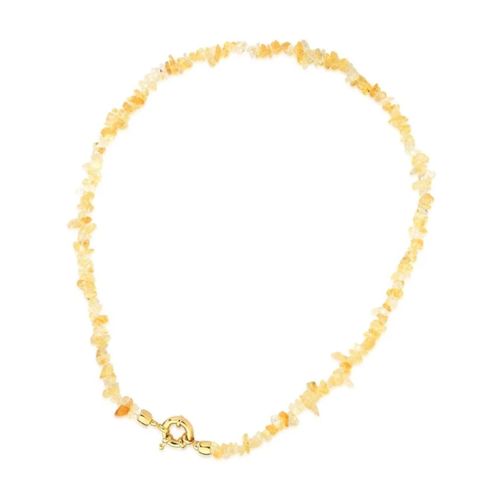 Collana con pietre naturali ghiaia