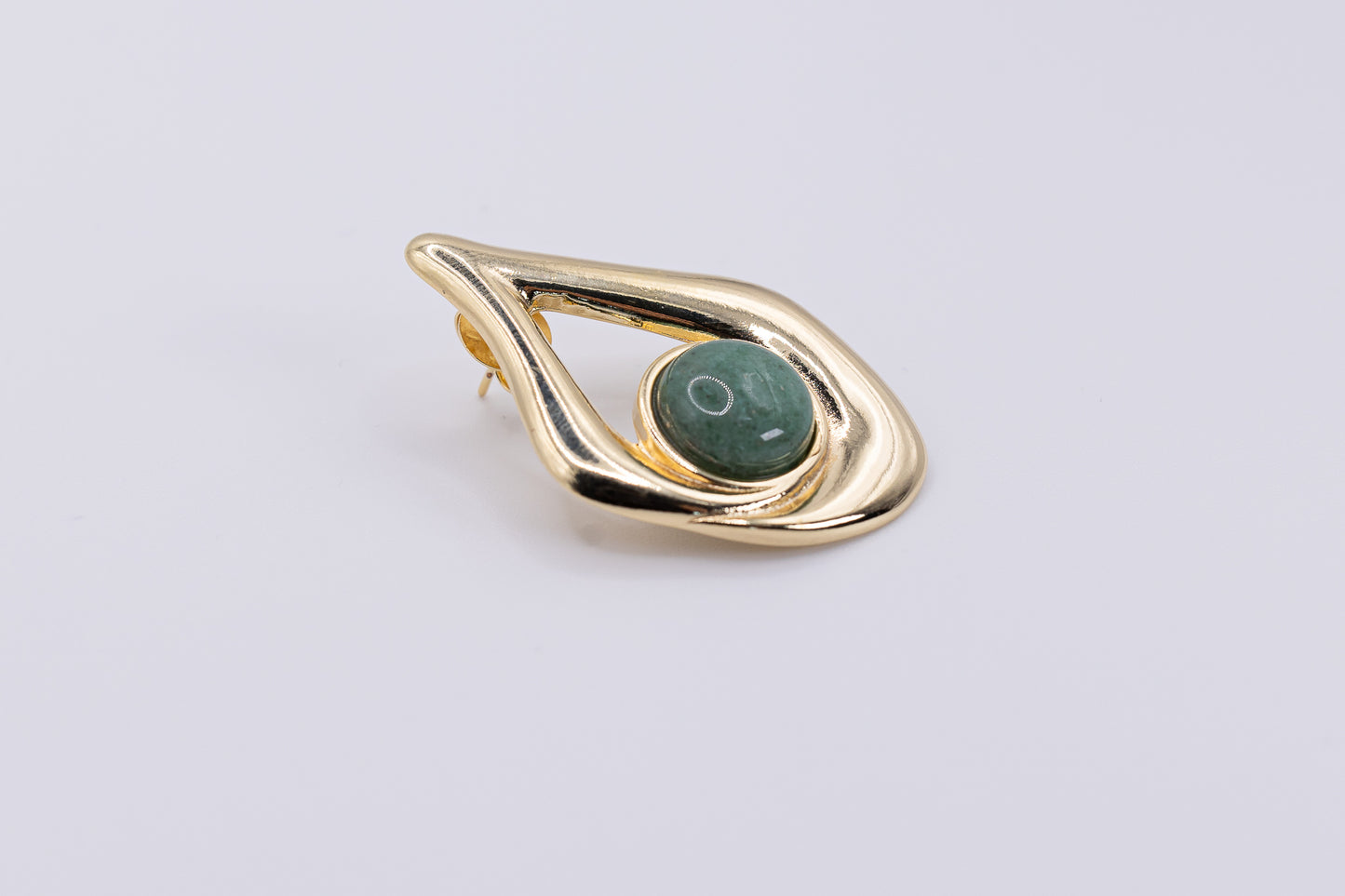 Orecchino pietra cabochon