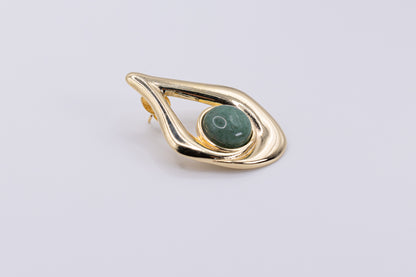 Orecchino pietra cabochon