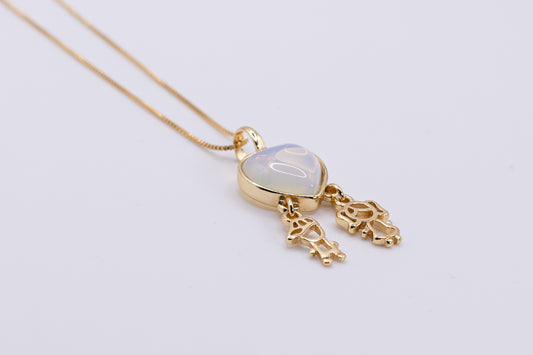 Collana placcato oro ciondolo