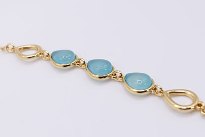 Bracciale con effetto perlato