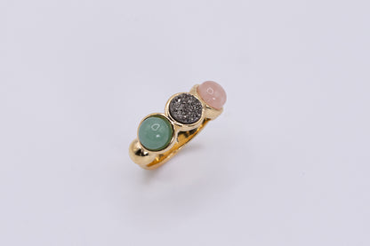 Anello 3 pietre