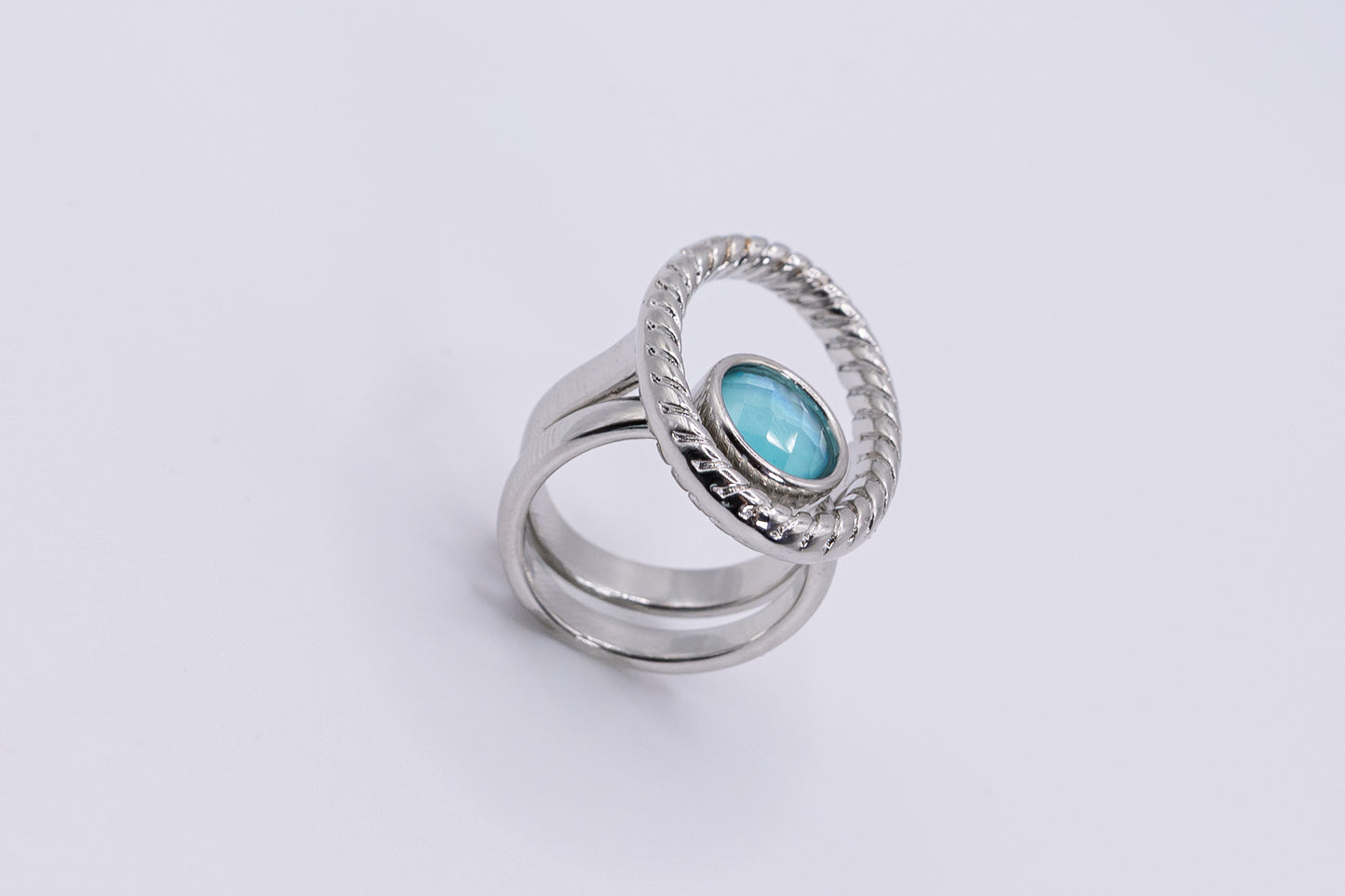 Anello 3 in 1 placcato