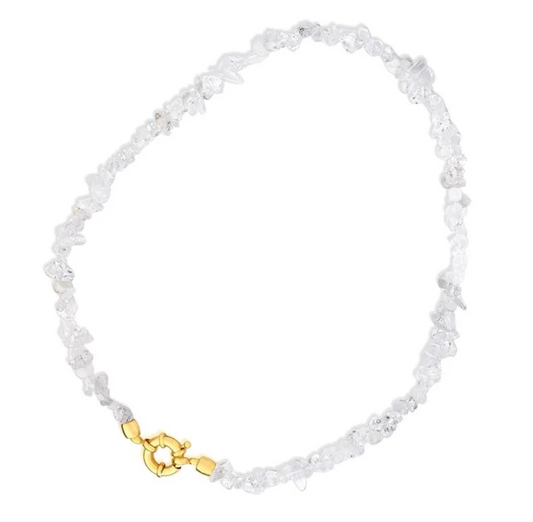 Collana con pietre naturali ghiaia