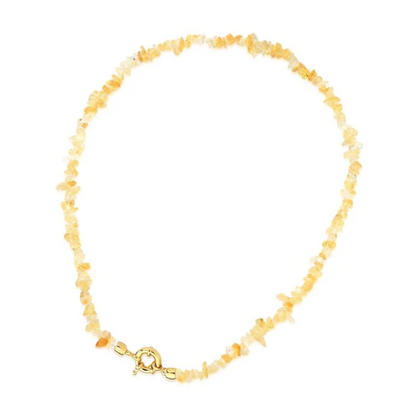 Collana con pietre naturali ghiaia